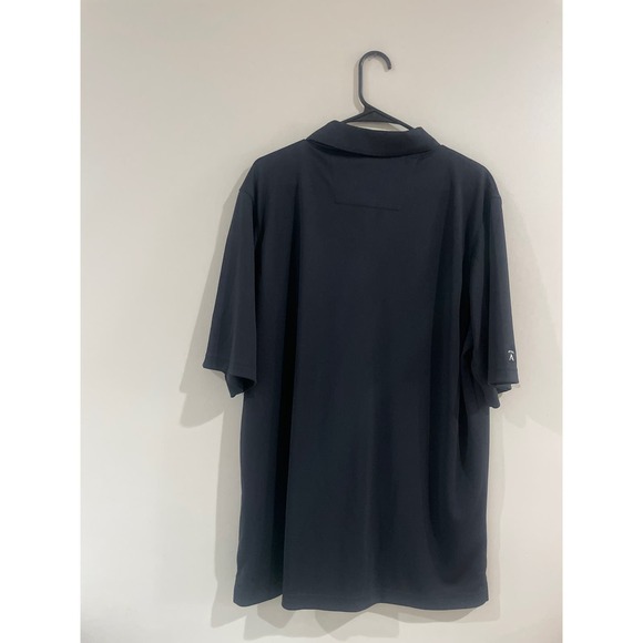 Men’s Large Golf Polo Black Echelon Embroider Antigua - Picture 3 of 3